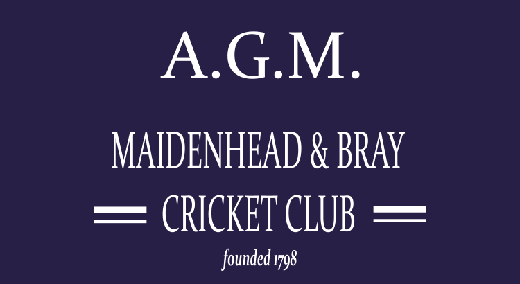 Maidenhead and Bray Cricket Club A.G.M 2016